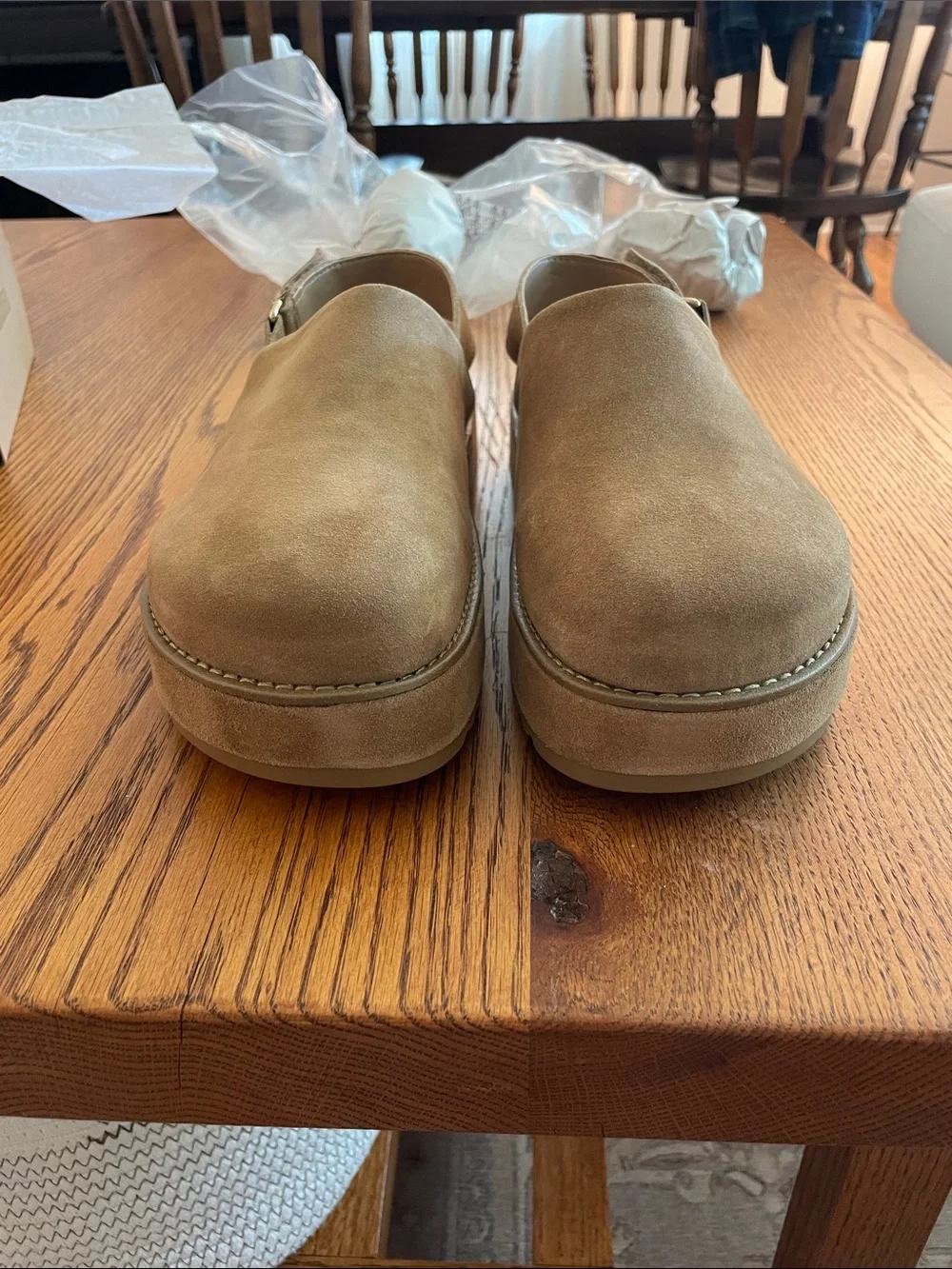 Steve Madden Cognac Suede Clogs, Women’s size 10 - Picture 5 of 8